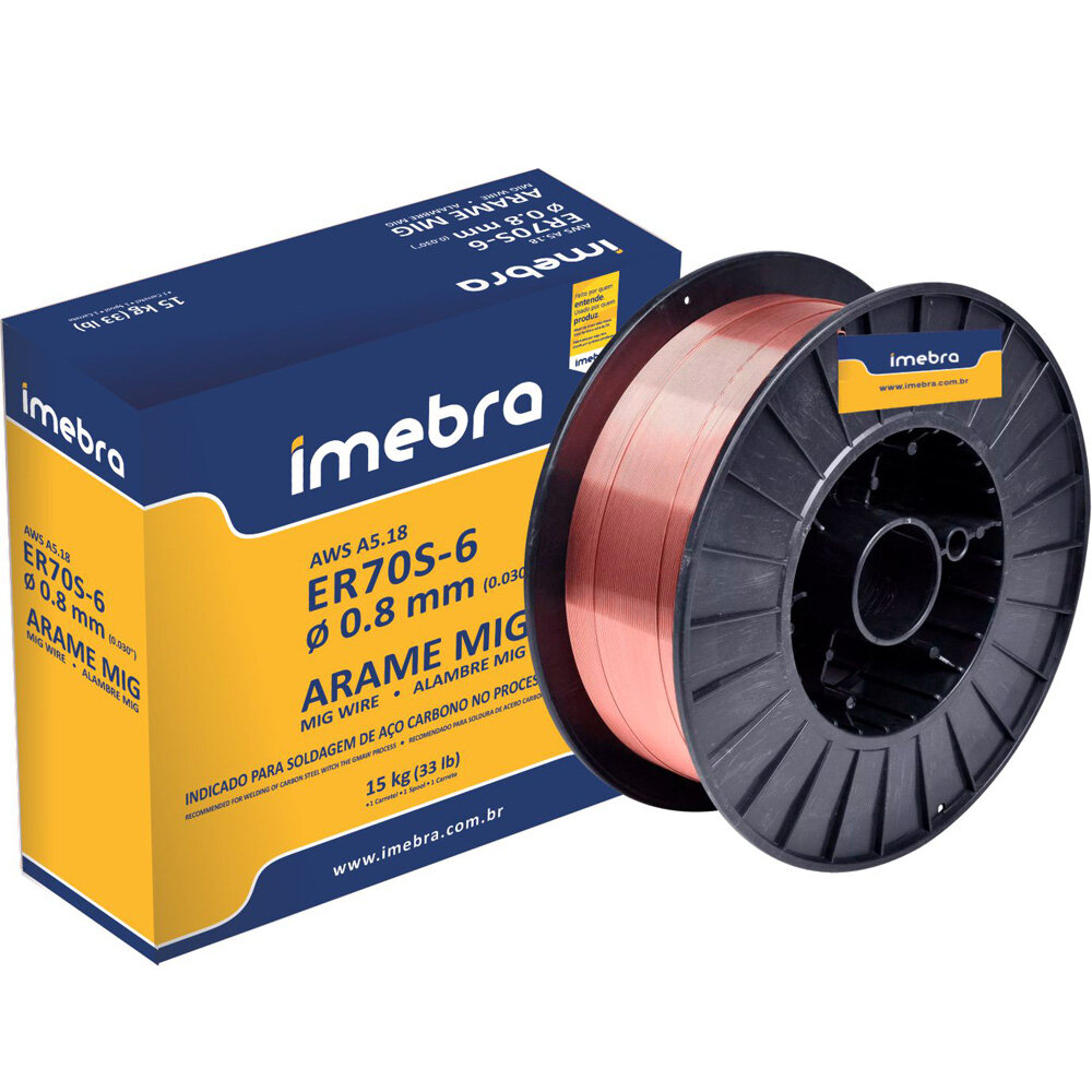 Arame Mig Aço Carbono Cobreado